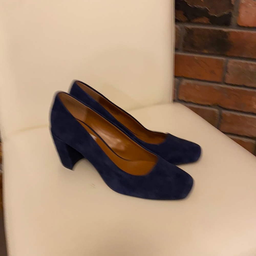 Blue Suede Heels